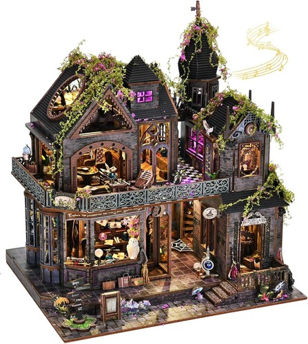 Miniature dollhouse kit diy - dollhouse,