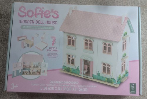 Sofie wooden doll house 7 - wooden,