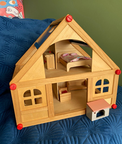 Wooden complete doll - wooden,