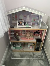 Wooden Dolls House With