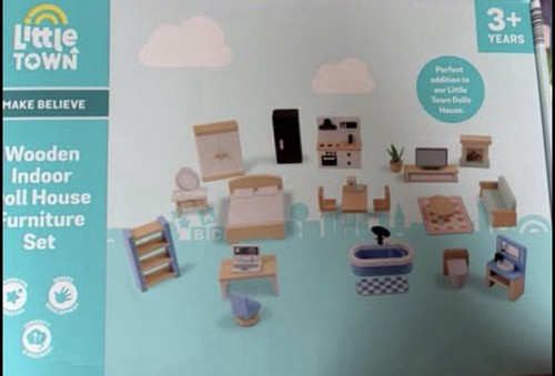 Aldi little town wooden dolls - town,