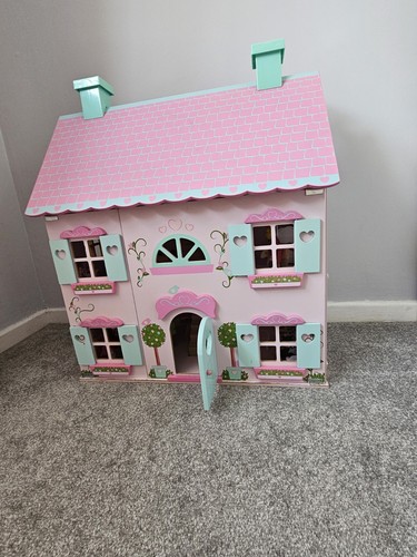 Wooden playset dolls lovely - wooden,