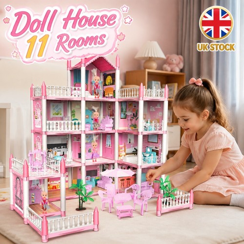 Toy doll house set story - toy, 4