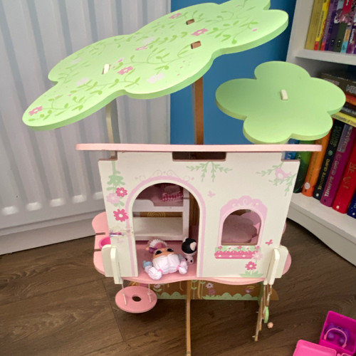 Wooden treehouse complete - wooden, 1:12
