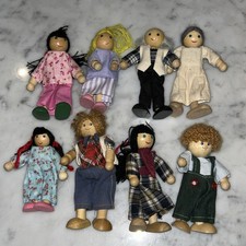 Wooden Posable Family People
