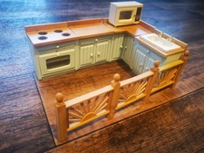 Wooden Dolls House Kitchen