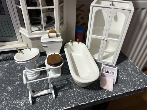 Dolls house wooden - wooden, at