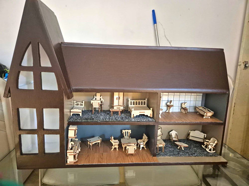 Wooden storey room - 2-storey, 4-room