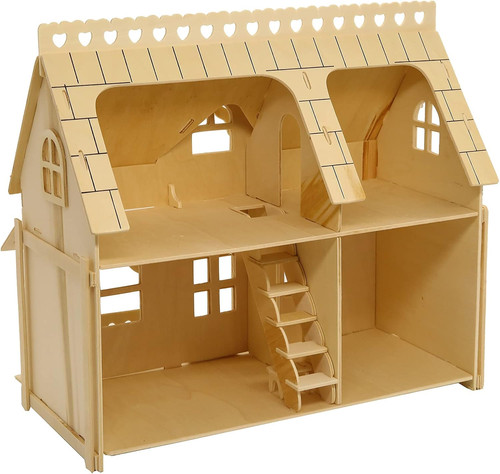 Lemogo wooden dolls house - wooden,