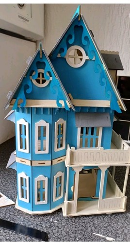Georgian home wooden - home, dolls