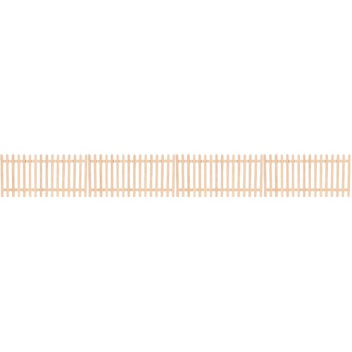 4pcs miniature wooden fence - 4pcs,