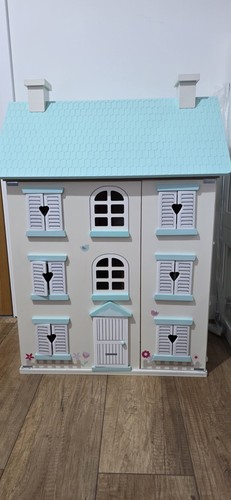 Childrens wooden dolls house - childrens,