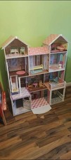 Kids wooden dolls house with