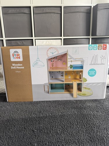 Aldi little town wooden doll - aldi, doll's