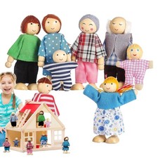 Wooden Dolls Family House