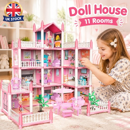 Toy doll house set - toy, 4