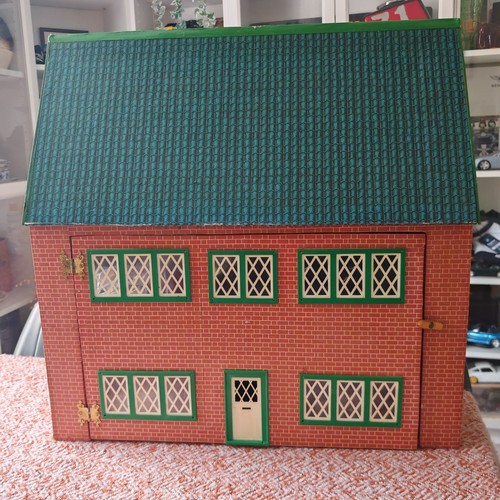 Vintage wooden dolls house - wooden,