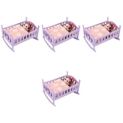 Kids miniature bed and doll - and,