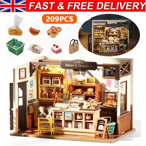 209pcs diy dollhouse miniature - 209pcs,