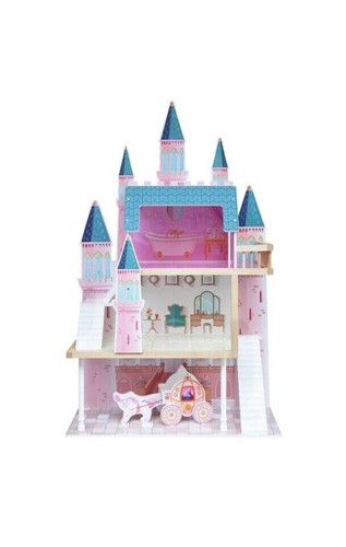 Princess castle wooden doll - castle,