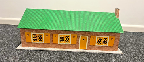 Vintage handmade dolls house - vintage,