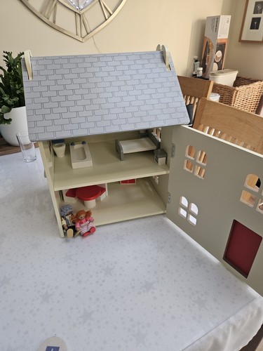 Wooden toy dolls - wooden,