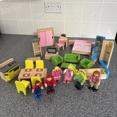 John crane wooden - dolls, house