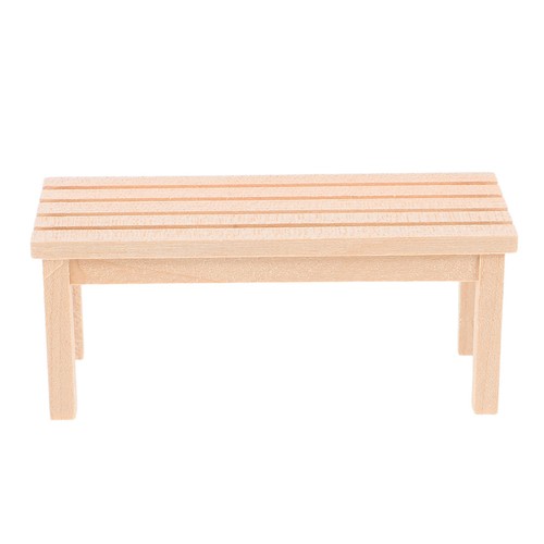 Wooden miniature bench set for - set,