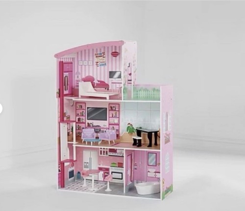 Wooden pink mansion - wooden,