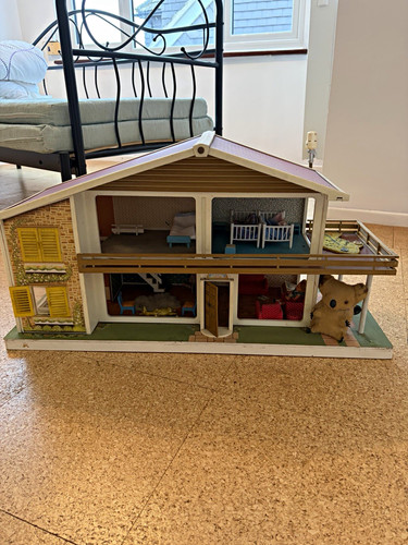 Furnished wooden doll - furnished, doll’s
