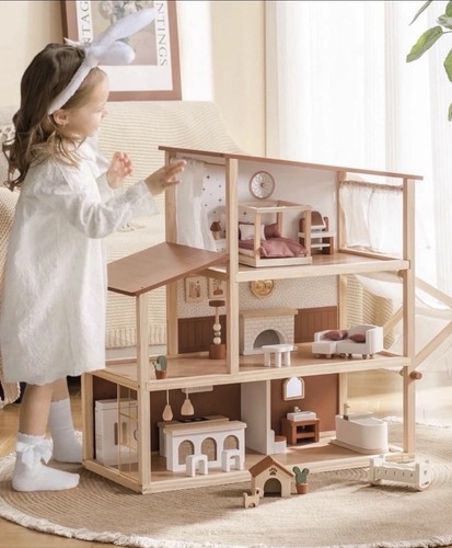 Robud wooden dolls house - wooden,